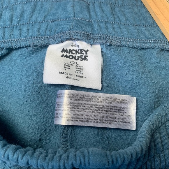 RARE DISNEY SWEATPANTS MICKEY MOUSE MENS PANTS 2XL MAD CHARACTER - Picture 8 of 9